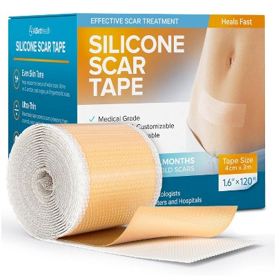 Silicone Scar Tape Reusable Sheets (120" x 1.6") – Medical grade silicone for scars