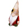 Northlight Fall Harvest Gnome with Sunflower Hat Decoration - 7.5" - 4 of 4