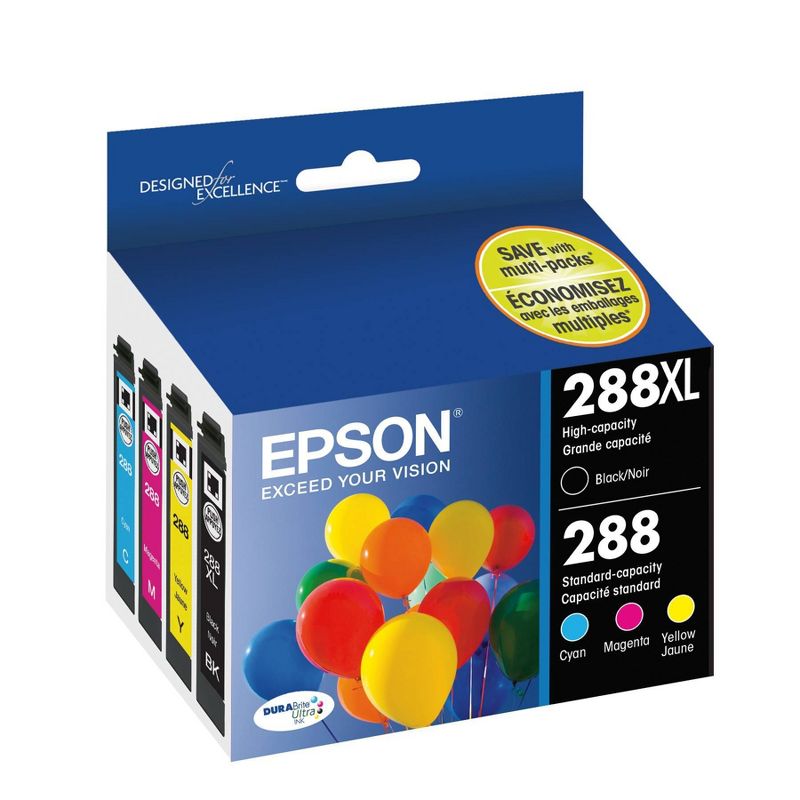Epson 288 Single, 2pk, 3pk & 4pk Ink Cartridges - Black, Multicolor, 3 of 9