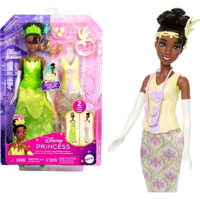 Disney Princess 2 in 1 Stories Tiana 11.5 " Fashion Doll Set and Fashion Accessories