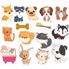 Buddy & Barney: Bath Time Stickers - Muddy Paws - 15 Color-Changing Foam Pieces - 2 of 4