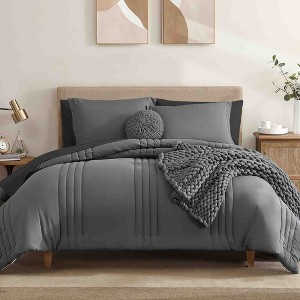 BAGOKIE 7 Pieces Bed in a Bag Comforter Set for All Season - 1 of 4
