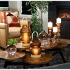 Sullivans 15.75", 12.5" & 10.25" Retro Wood Candle Holder Set of 3 - 4 of 4