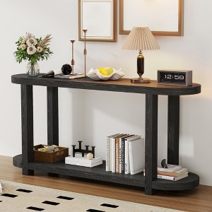 Entryway Console Table with Storage, 2 Tier Modern Narrow Long Sofa Table, Behind Couch Table,Hallway Table for Living Room Entryway and Foyer - 1 of 4