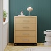4-Drawer Chest Dresser For Bedroom, Dresser Storage Cabinet With Iron Base, Clothes Storage And Organizer, Chest Of Drawers - 2 of 4