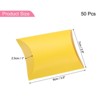Unique Bargains Wedding Birthday Party Paper Candy Gift Wrap Boxes with Ribbons 50 Pcs - 2 of 4