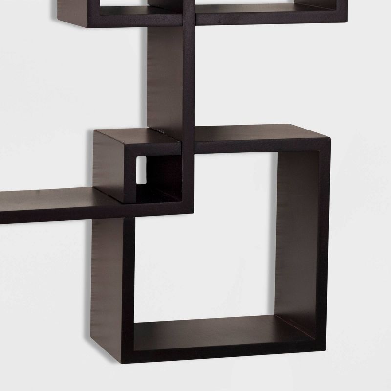 
25.5" x 17.75" Intersecting Cube Wall Shelf - Danya B., 6 of 13