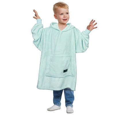 Catalonia Blanket Hoodie Sweatshirt for Kid, Fleece Snuggy Soft Wearable Blanket Pullover 4-12 Years Boy Girl Cozy Warm Gift