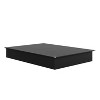 Nexera Full Valere Platform Bed Black: Modern Unupholstered Wood Composite, No Box Spring Needed - 2 of 4