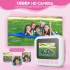 Contixo Kids Instant Print Camera, HD 1080P Digital Camera with 3 Rolls of Paper & 32G Card, 16X Zoom, Games & MP3, Camera for Kids Ages 3-12 - 4 of 4