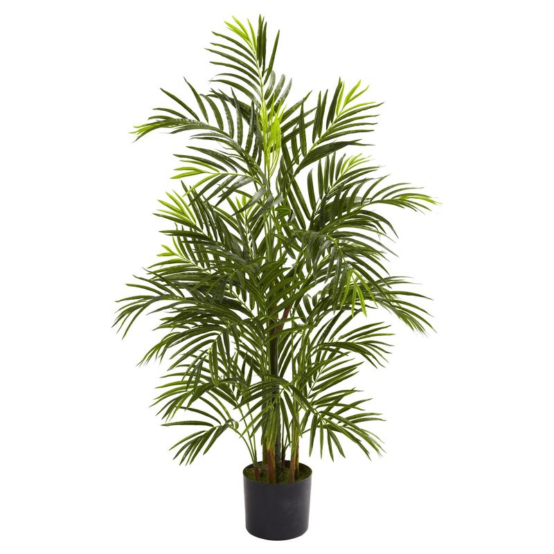 Artificial 3.5ft Areca Palm UV Resistant Indoor/Outdoor - Nearly Natural, 1 of 5