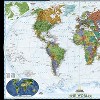 National Geographic World Decorator Map, Laminated, 46" x 30.5" - 2 of 3