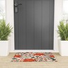 ThirtyOne Illustrations xmas poinsettia Small Welcome Mat - Deny Designs - 2 of 3