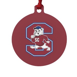 South Carolina State Primary Logo Aluminum Holiday Christmas Tree Ornament - 1 of 4