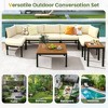 YOOCOZZ  Modern Outdoor Sectional Sofa Set with Cushions - 4 of 4