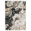 Abstract Marble Accent Rug, Soft Luxury Carpet for High Traffic Areas, Washable Rugs - 3 of 4