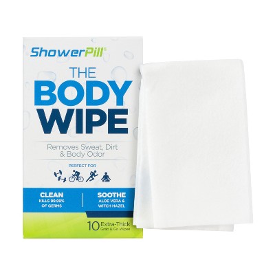 Hustle Clean Body Wipes 1pk/10pc