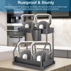 LunaLulinlk Under Sink Organizer, L-Shaped Sliding Cabinet Organizer - 3 of 4