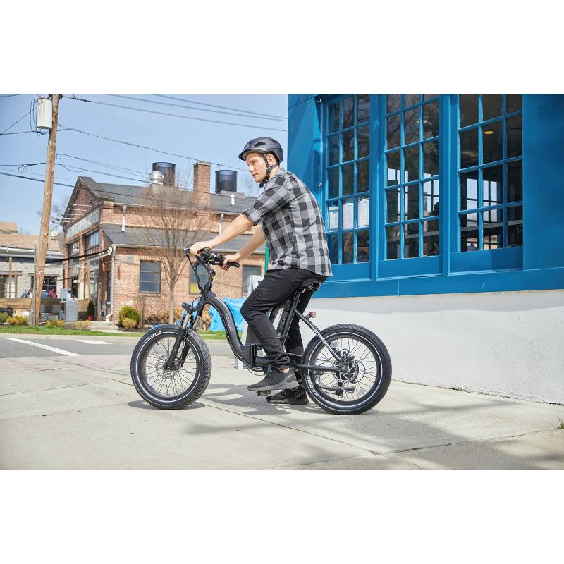 Go Power Bike 20&#34; Go Cruiser Step Through Electric Folding Cruiser Bike - Black, 5 of 15