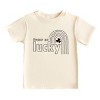 The Juniper Shop Happy Go Lucky Shamrock Toddler Short Sleeve Tee - 2 of 4