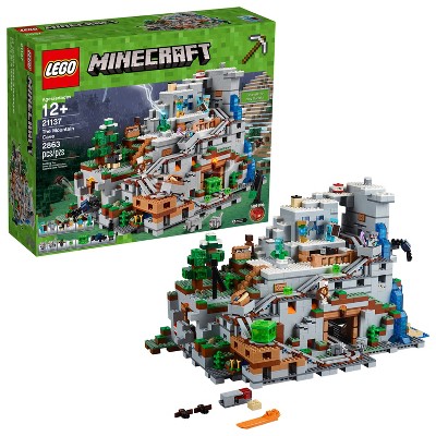 lego minecraft mountain cave target