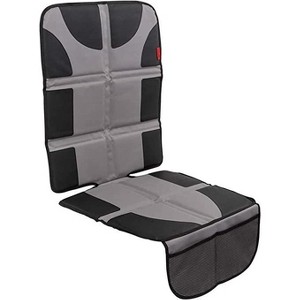 Lusso Gear, Child Car Seat Protector, Padded, Durable, Waterproof Faux Leather, Grey - 1 of 4