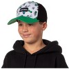Minecraft Youth Hat Floating Mobs Creeper Skeleton Dog Chicken Snapback OSFM Cap - 2 of 4