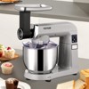 VEVOR 6 in 1 Stand Mixer, 450W Multifunctional Electric Mixer with Tilt-Head, 6 Speeds and LCD Screen Timing, 7.4Qt Stainless Bowl, Dough Hook - 2 of 4