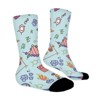 Science Pattern Women Printed Crew Socks Funny Funky Socks Soft Polyester Novelty Gifts for Artists Men - 3 of 4