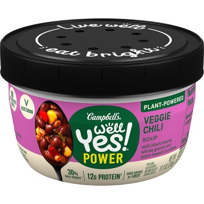 Campbell's Well Yes! Power Bowls Veggie Chili Soup - 11.1oz
