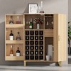 Bella Depot 42.5"W Home Bar Cabinet with Storage - 4 of 4