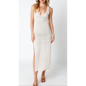 Women's Pamala Crochet Coverup Dress - OLIVACEOUS - 1 of 2