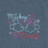 Boys' - Disney - Mickey & Minnie Together in Neon Short Sleeve Graphic T-Shirt - 2 of 4