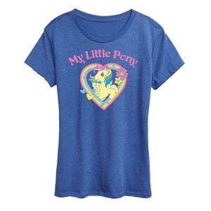 Women's - My Little Pony - Rainbow Heart Short Sleeve Graphic T-Shirt - 1 of 4