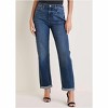 VENUS Womens Rolled Cuff Relaxed Jeans - 2 of 4