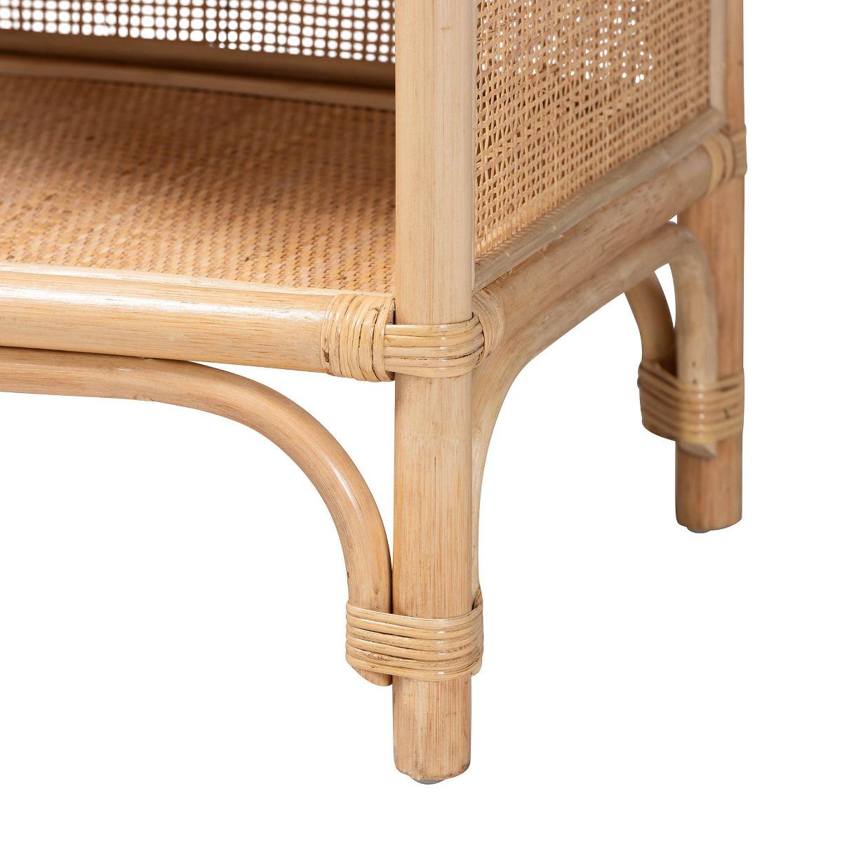 bali & pari Chusi Natural Rattan Decorative Shelf Natural - thumbnail 6