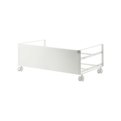 Yamazaki Home - Rolling Shoe Rack (9" H) - Steel - White