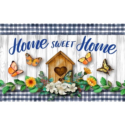 Briarwood Lane Spring Doormat 30x18 Indoor Outdoor Country Home Sweet Home For Spring Doormat
