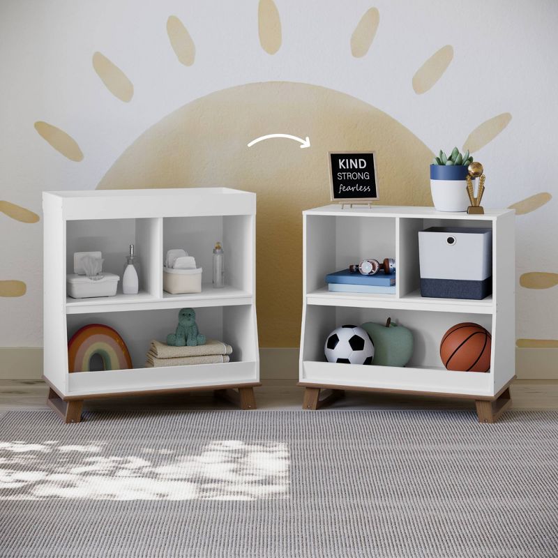 Storkcraft Modern Convertible Changing Table and Bookcase, 2 of 18