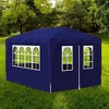 vidaXL Party Tent 10'x13' Blue - 2 of 4