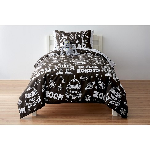 Saturday Park Robots Duvet Sham Set Target