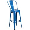Flash Furniture Commercial Grade 30" Round Metal Indoor-Outdoor Bar Table Set with 2 Cafe Stools - 4 of 4
