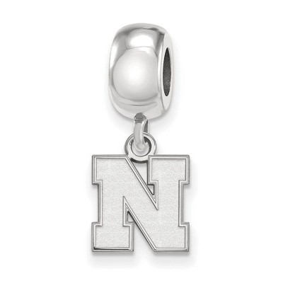 Black Bow Jewelry Sterling Silver Nebraska Cornhuskers NCAA Bead Charm