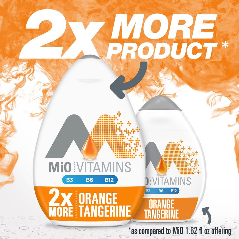 MiO Orange Tangerine Liquid Water Enhancer - 3.24 fl oz Bottle, 2 of 10