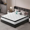 DOMETOUR Twin Size 12 Inch 7-Zoned Cool Memory Foam Individual  Pocket Spring Hybrid Mattress - 3 of 4