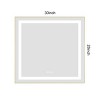 ChicFurnit Bathroom Vanity Mirror Wall Mounted with 3 Color Options for Versatile Use, Gold, 36"*34.5"*4" - 3 of 4
