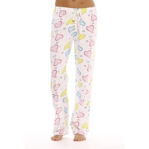 Just Love Womens Plaid Knit Jersey Pajama Pants - 100% Cotton PJs - 1 of 3