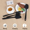 Unique Bargains Silicone Heat Resistant Non-scratch Non-Stick Cooking Turners Spatula - image 3 of 3