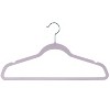 Laura Ashley 25pk Kids' Velvet Hangers - 2 of 4