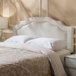 Queen/Full Killian Headboard Tufted Modern and Contemporary Upholstered Fabric Headboard-Christopher Knight Home - 1 of 4